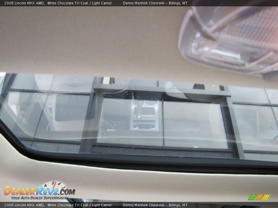 2008 Lincoln MKX AWD White Chocolate Tri Coat / Light Camel Photo #12