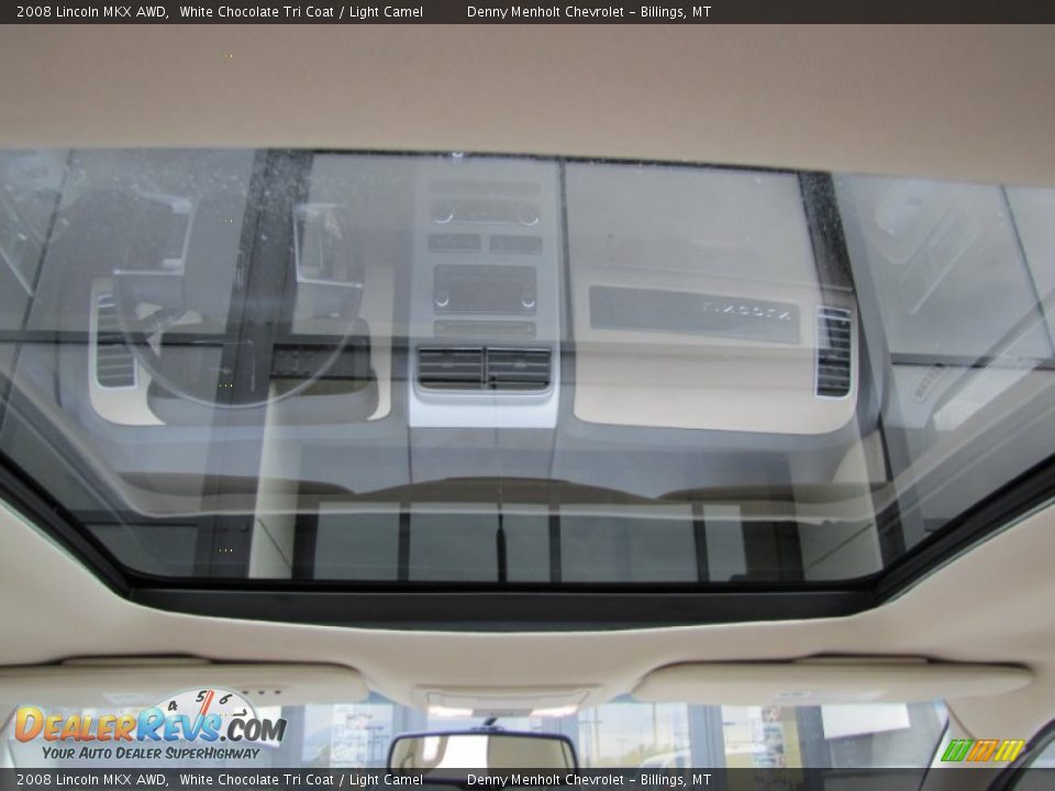 2008 Lincoln MKX AWD White Chocolate Tri Coat / Light Camel Photo #13