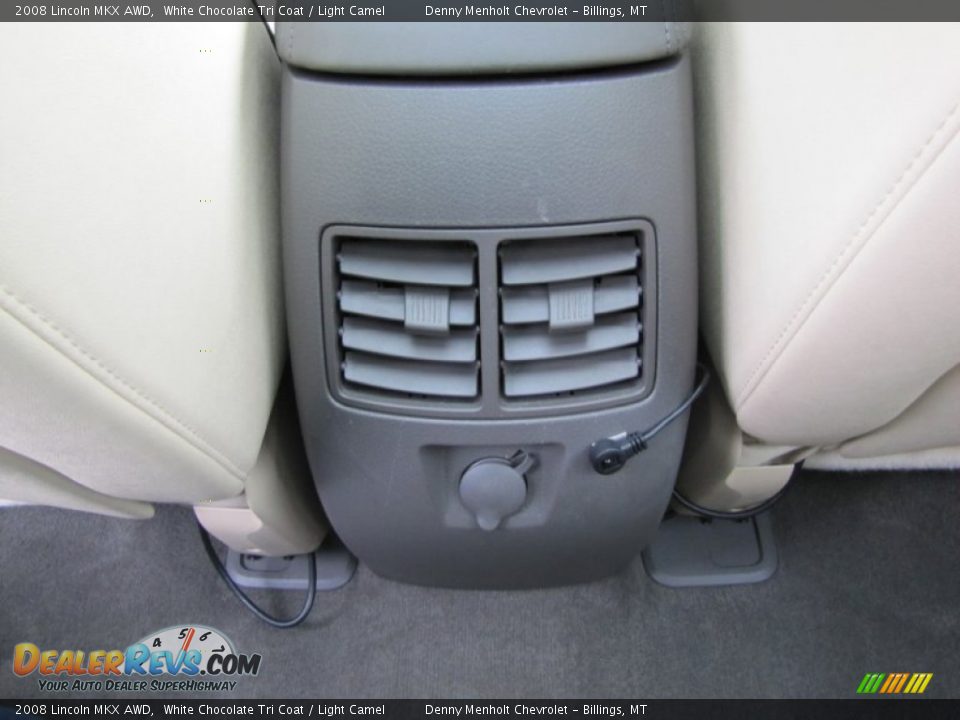 2008 Lincoln MKX AWD White Chocolate Tri Coat / Light Camel Photo #16