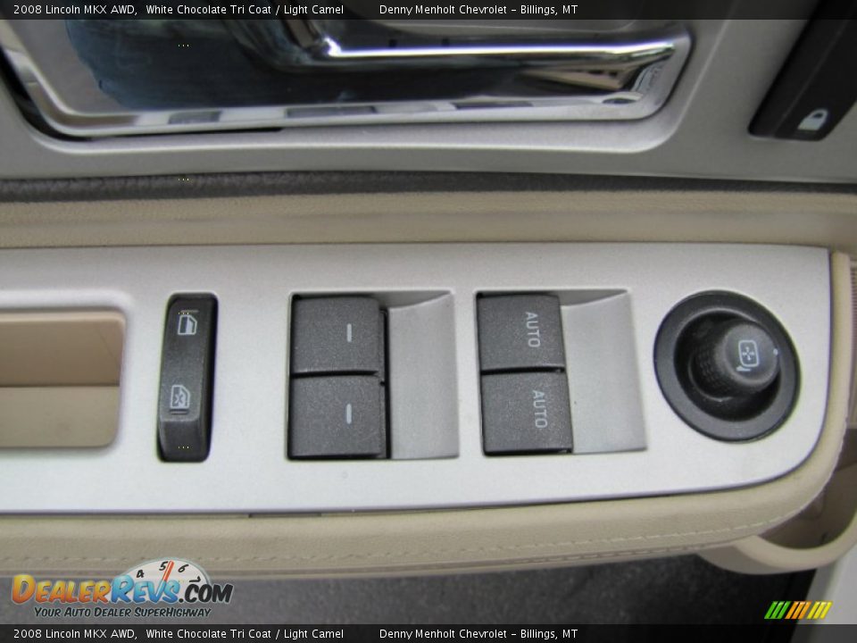 2008 Lincoln MKX AWD White Chocolate Tri Coat / Light Camel Photo #20