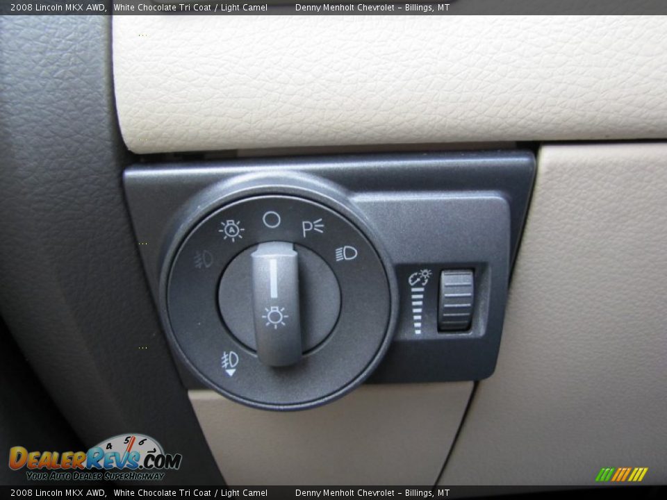 2008 Lincoln MKX AWD White Chocolate Tri Coat / Light Camel Photo #22