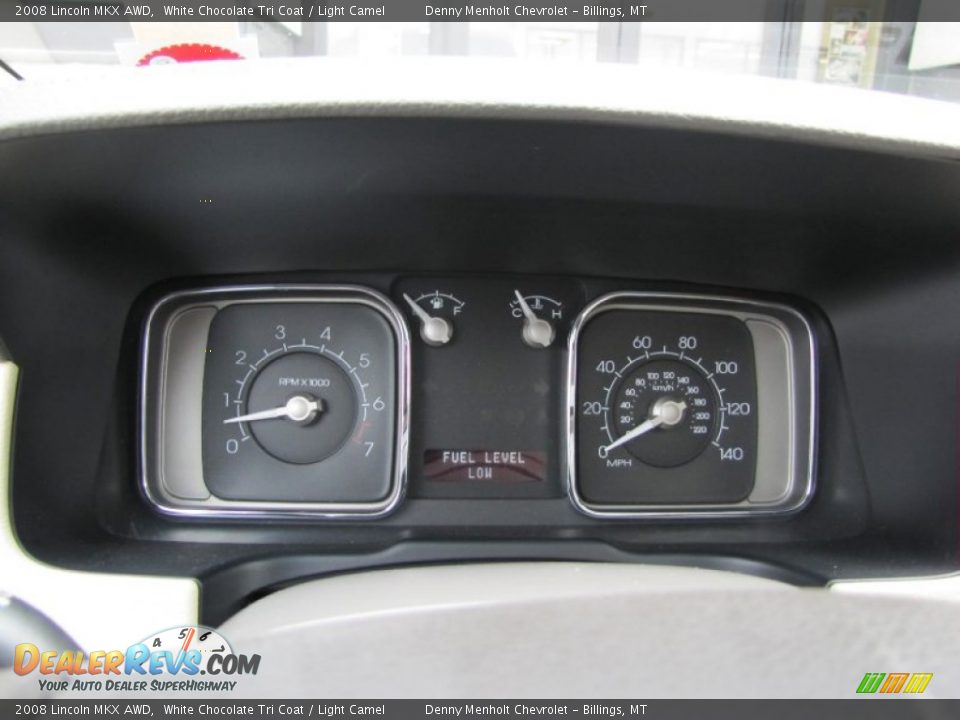 2008 Lincoln MKX AWD White Chocolate Tri Coat / Light Camel Photo #26