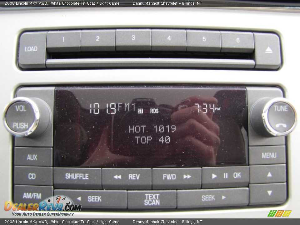 2008 Lincoln MKX AWD White Chocolate Tri Coat / Light Camel Photo #28
