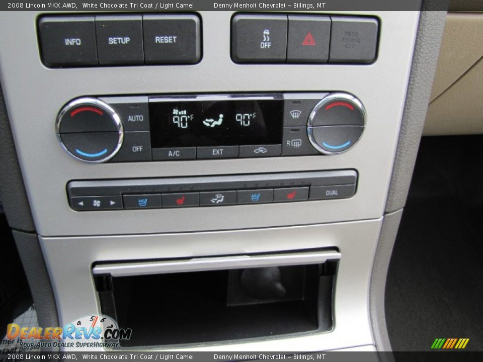 2008 Lincoln MKX AWD White Chocolate Tri Coat / Light Camel Photo #29