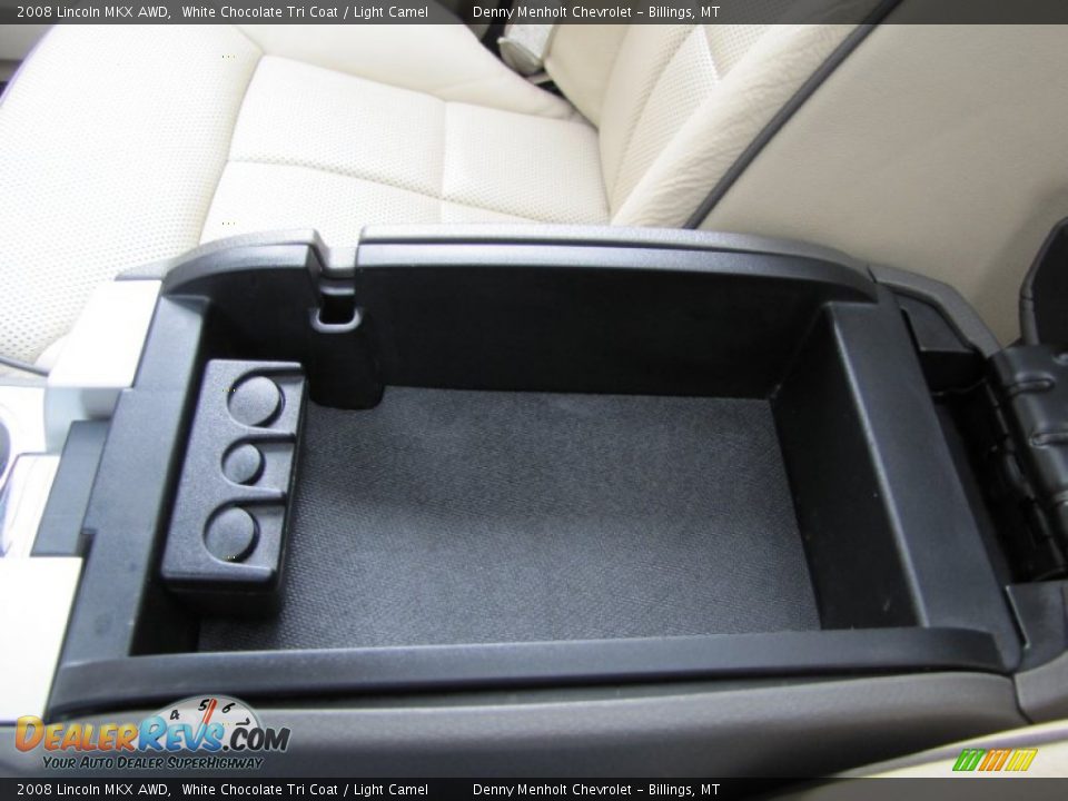 2008 Lincoln MKX AWD White Chocolate Tri Coat / Light Camel Photo #30
