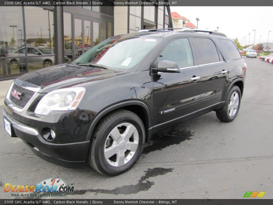2008 GMC Acadia SLT AWD Carbon Black Metallic / Ebony Photo #1