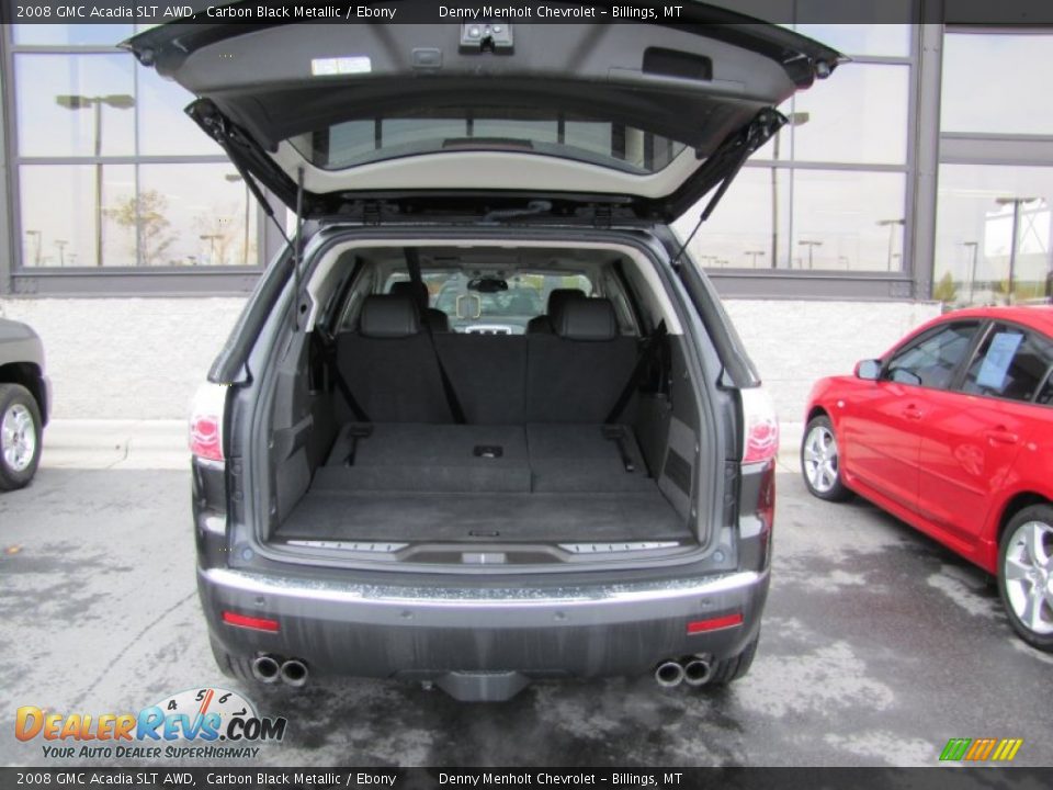 2008 GMC Acadia SLT AWD Carbon Black Metallic / Ebony Photo #9
