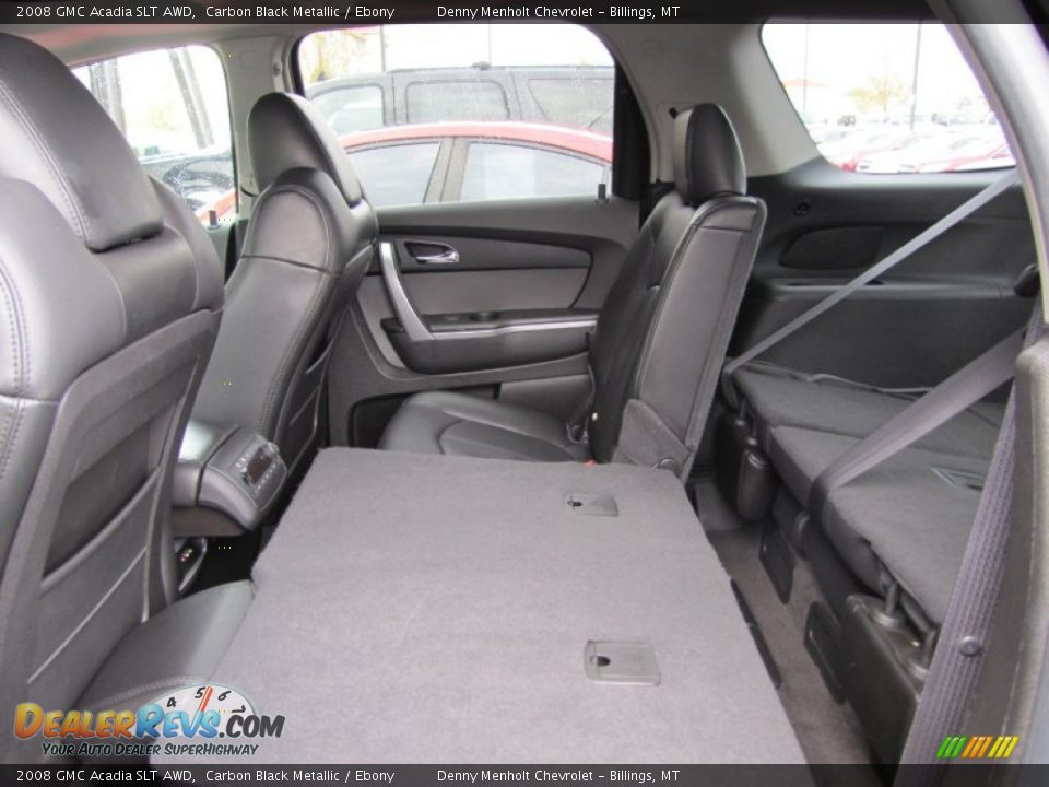 2008 GMC Acadia SLT AWD Carbon Black Metallic / Ebony Photo #11