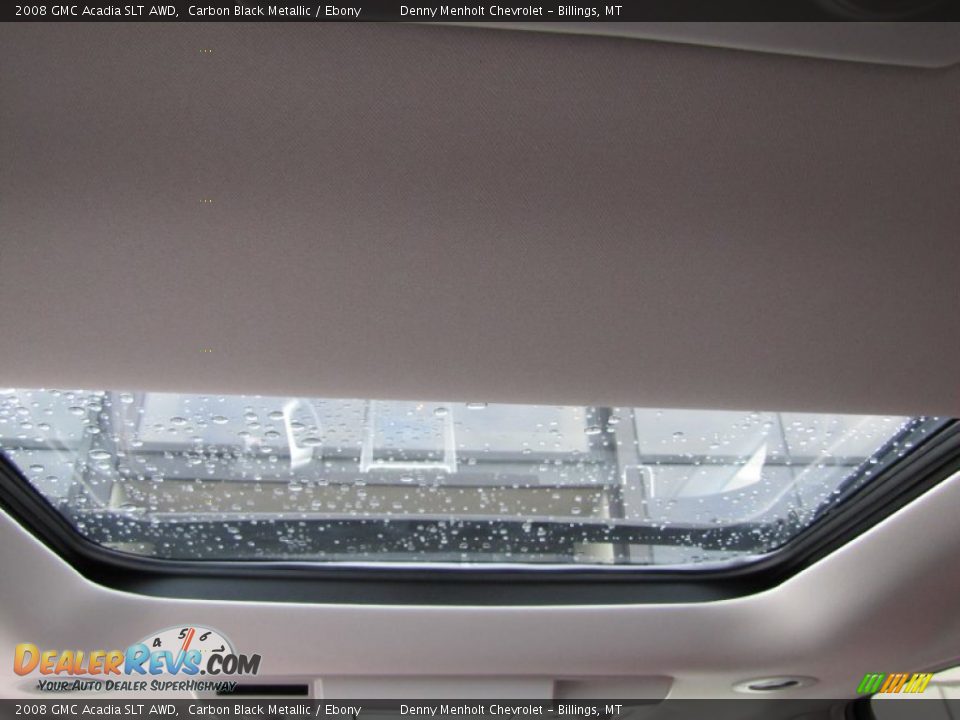 2008 GMC Acadia SLT AWD Carbon Black Metallic / Ebony Photo #15