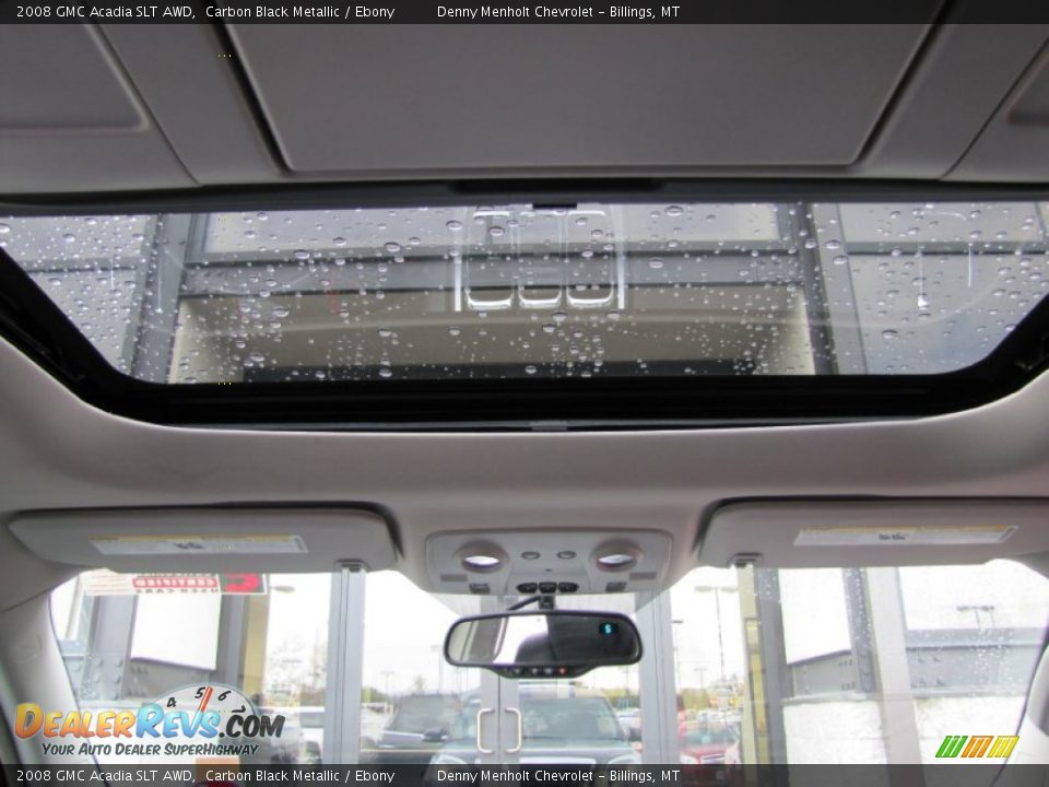 2008 GMC Acadia SLT AWD Carbon Black Metallic / Ebony Photo #16