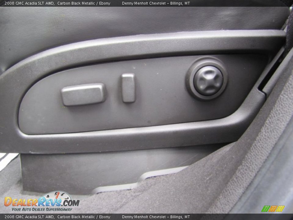 2008 GMC Acadia SLT AWD Carbon Black Metallic / Ebony Photo #20
