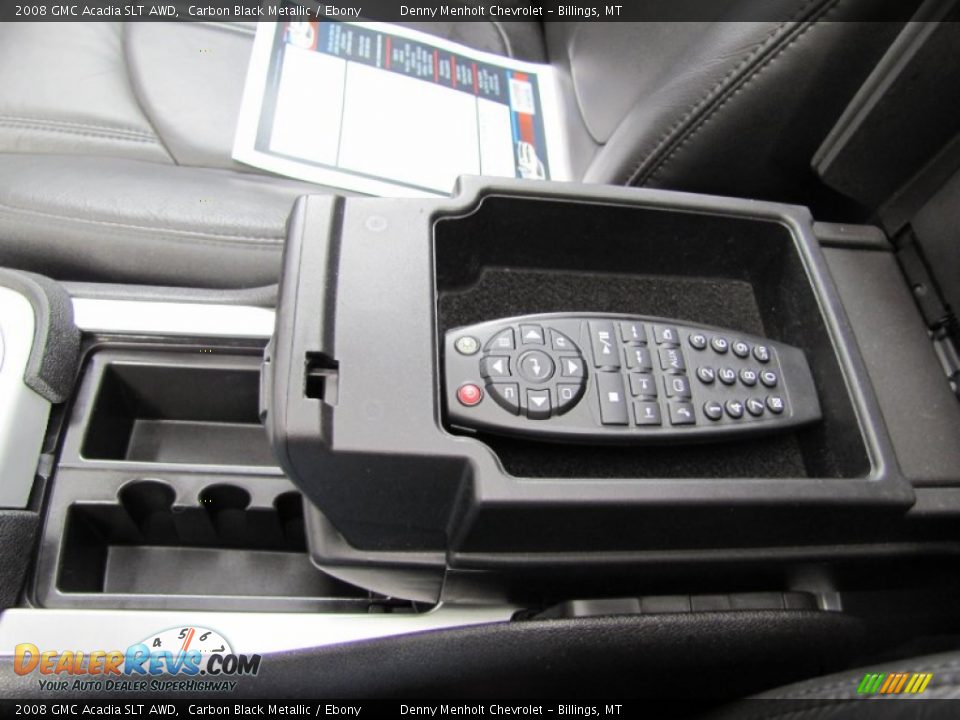 2008 GMC Acadia SLT AWD Carbon Black Metallic / Ebony Photo #27
