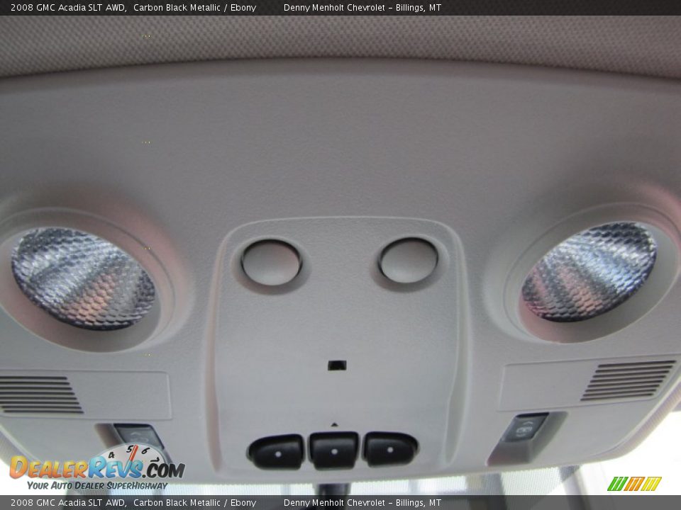 2008 GMC Acadia SLT AWD Carbon Black Metallic / Ebony Photo #28