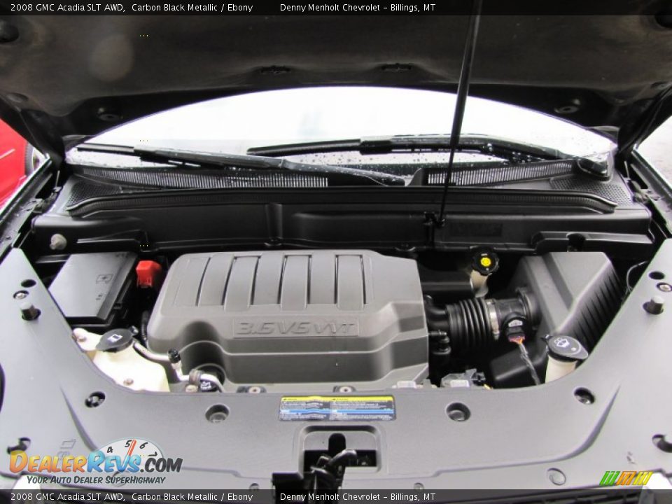 2008 GMC Acadia SLT AWD Carbon Black Metallic / Ebony Photo #30