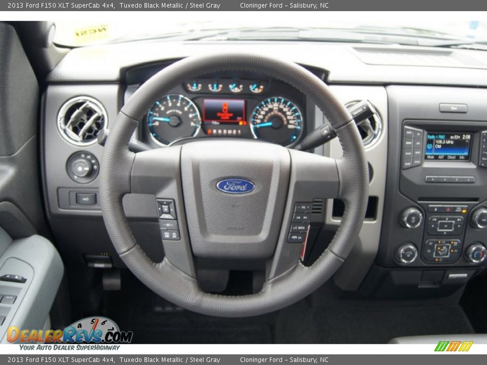 2013 Ford F150 XLT SuperCab 4x4 Steering Wheel Photo #24