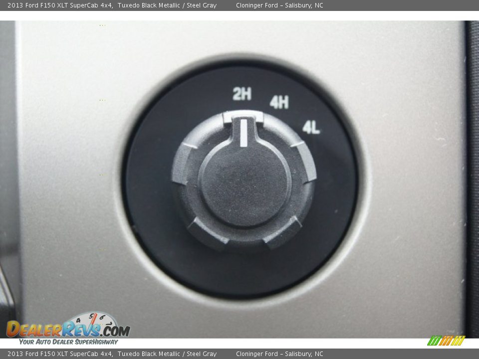 2013 Ford F150 XLT SuperCab 4x4 Tuxedo Black Metallic / Steel Gray Photo #30