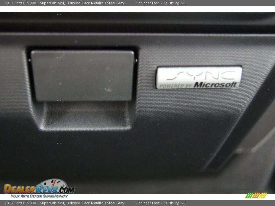 2013 Ford F150 XLT SuperCab 4x4 Tuxedo Black Metallic / Steel Gray Photo #34