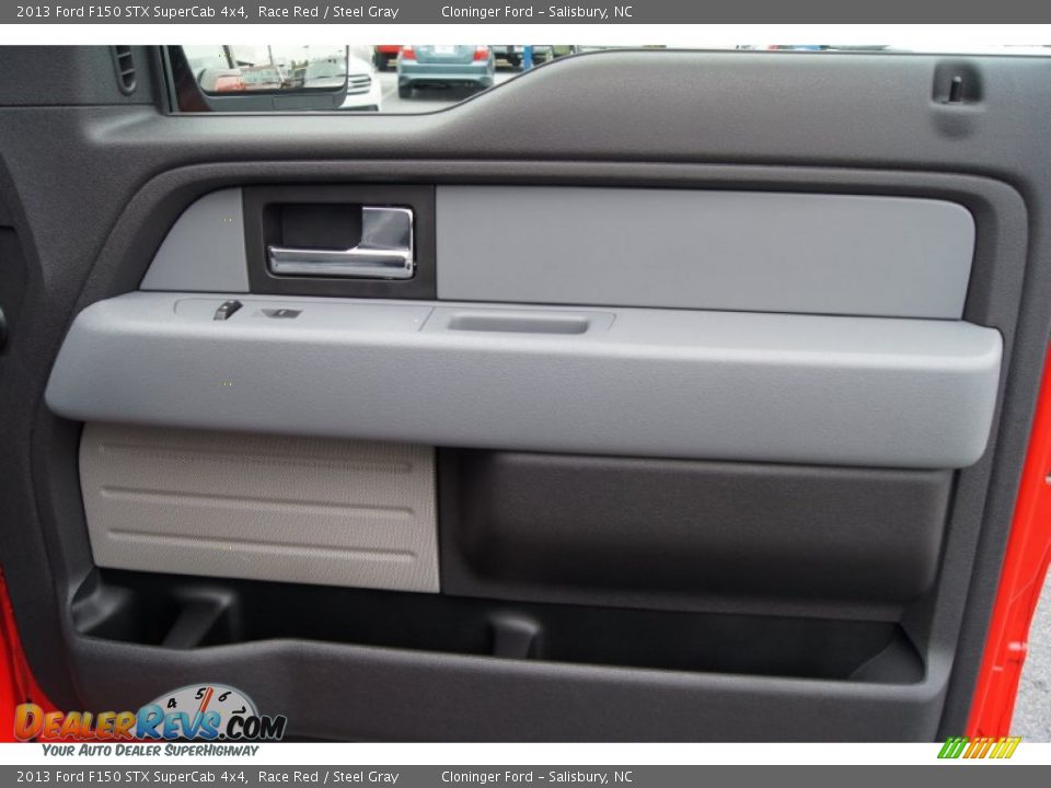 2013 Ford F150 STX SuperCab 4x4 Race Red / Steel Gray Photo #15