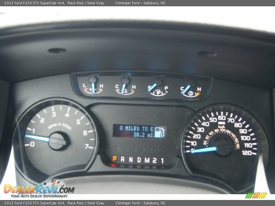 2013 Ford F150 STX SuperCab 4x4 Gauges Photo #29