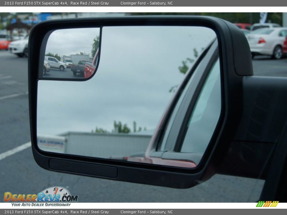 2013 Ford F150 STX SuperCab 4x4 Race Red / Steel Gray Photo #36