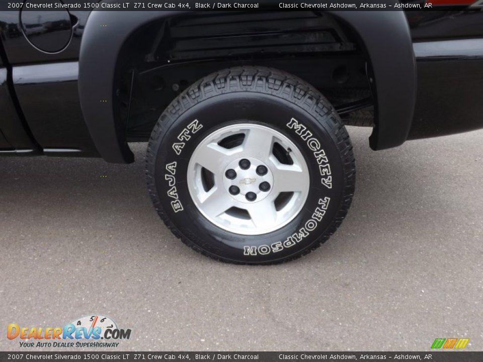 2007 Chevrolet Silverado 1500 Classic LT  Z71 Crew Cab 4x4 Black / Dark Charcoal Photo #21