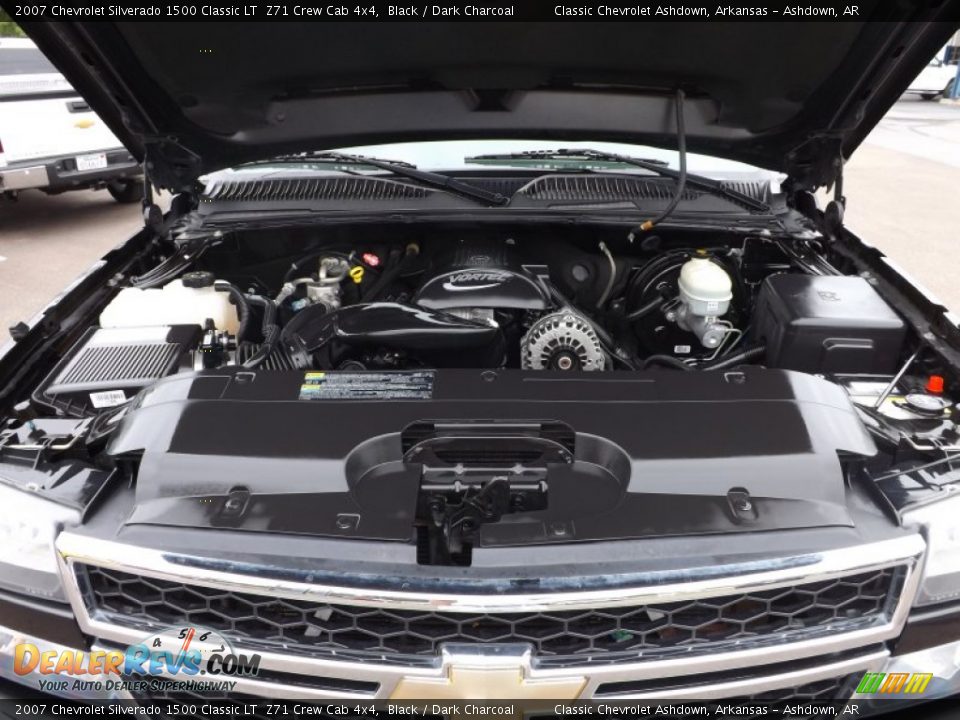 2007 Chevrolet Silverado 1500 Classic LT  Z71 Crew Cab 4x4 Black / Dark Charcoal Photo #23