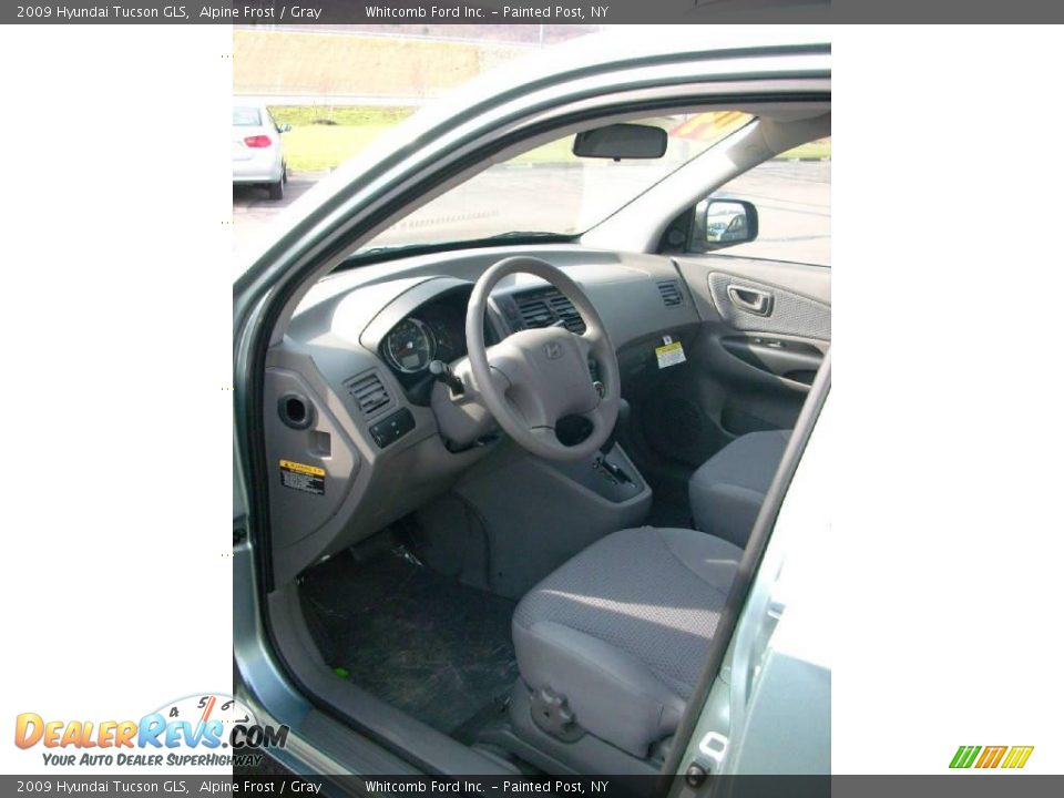2009 Hyundai Tucson GLS Alpine Frost / Gray Photo #3