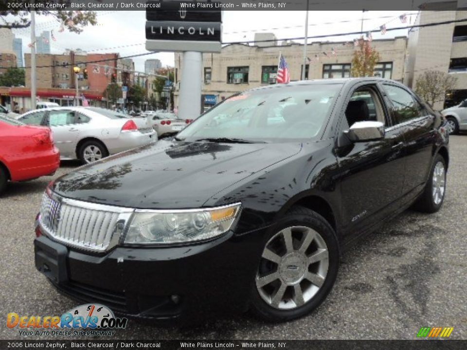 2006 Lincoln Zephyr Black Clearcoat / Dark Charcoal Photo #1