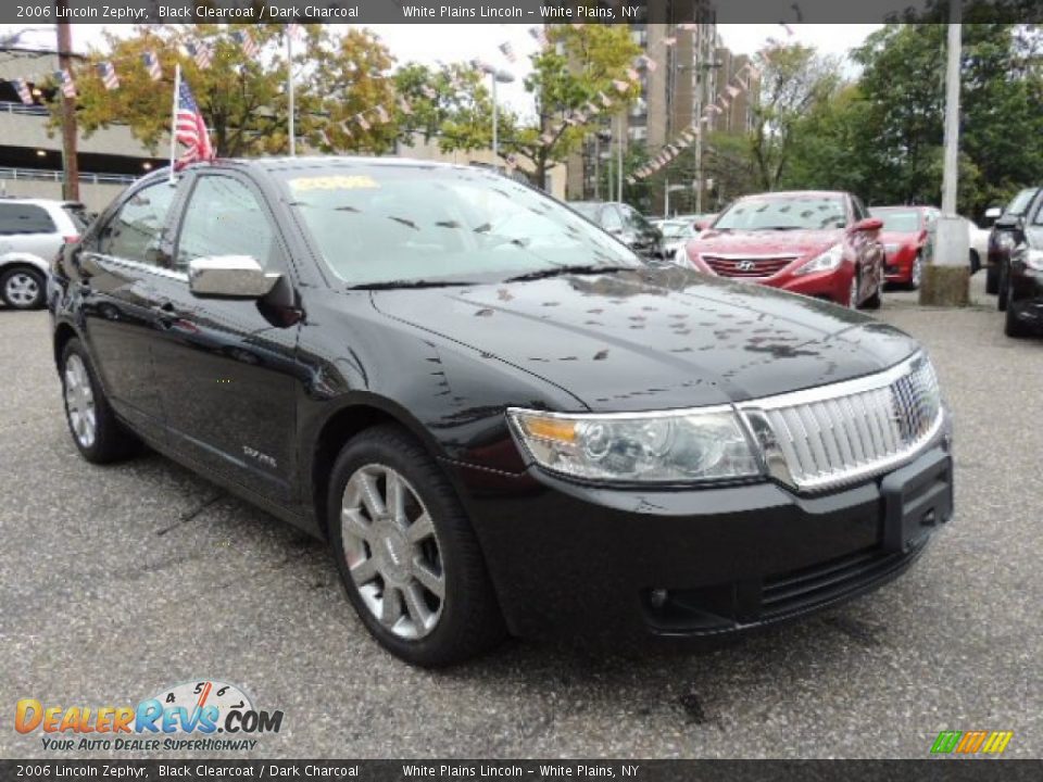 2006 Lincoln Zephyr Black Clearcoat / Dark Charcoal Photo #4