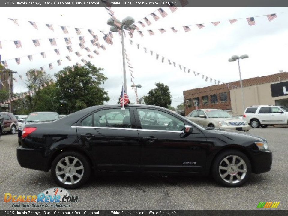 2006 Lincoln Zephyr Black Clearcoat / Dark Charcoal Photo #5
