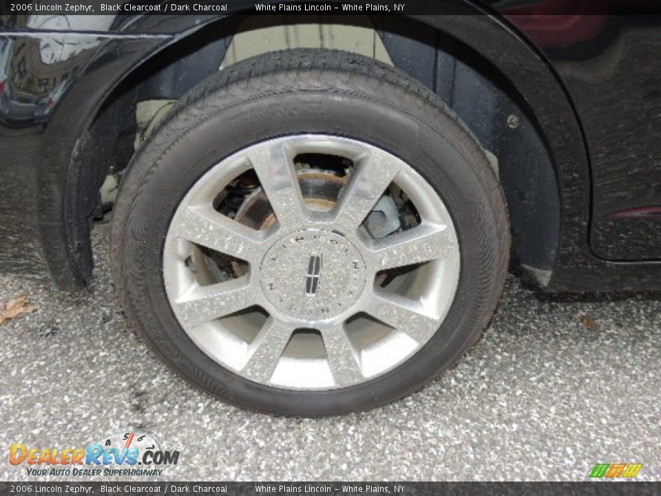 2006 Lincoln Zephyr Black Clearcoat / Dark Charcoal Photo #6