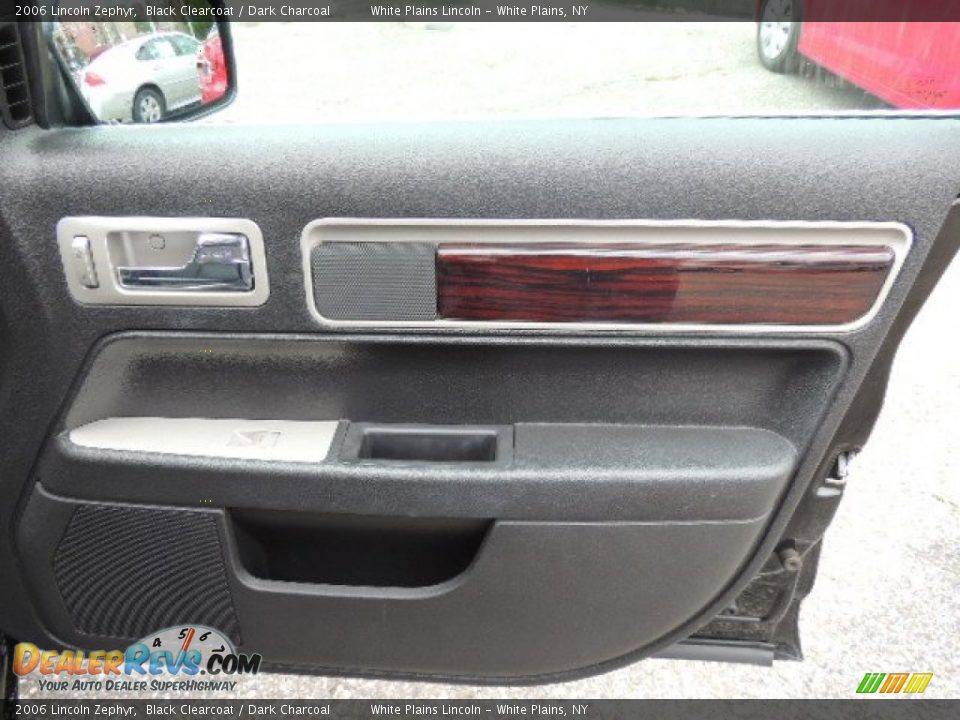 2006 Lincoln Zephyr Black Clearcoat / Dark Charcoal Photo #12