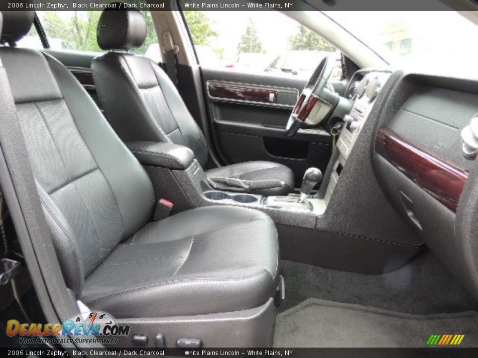 2006 Lincoln Zephyr Black Clearcoat / Dark Charcoal Photo #13