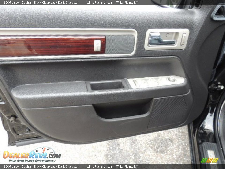 2006 Lincoln Zephyr Black Clearcoat / Dark Charcoal Photo #15