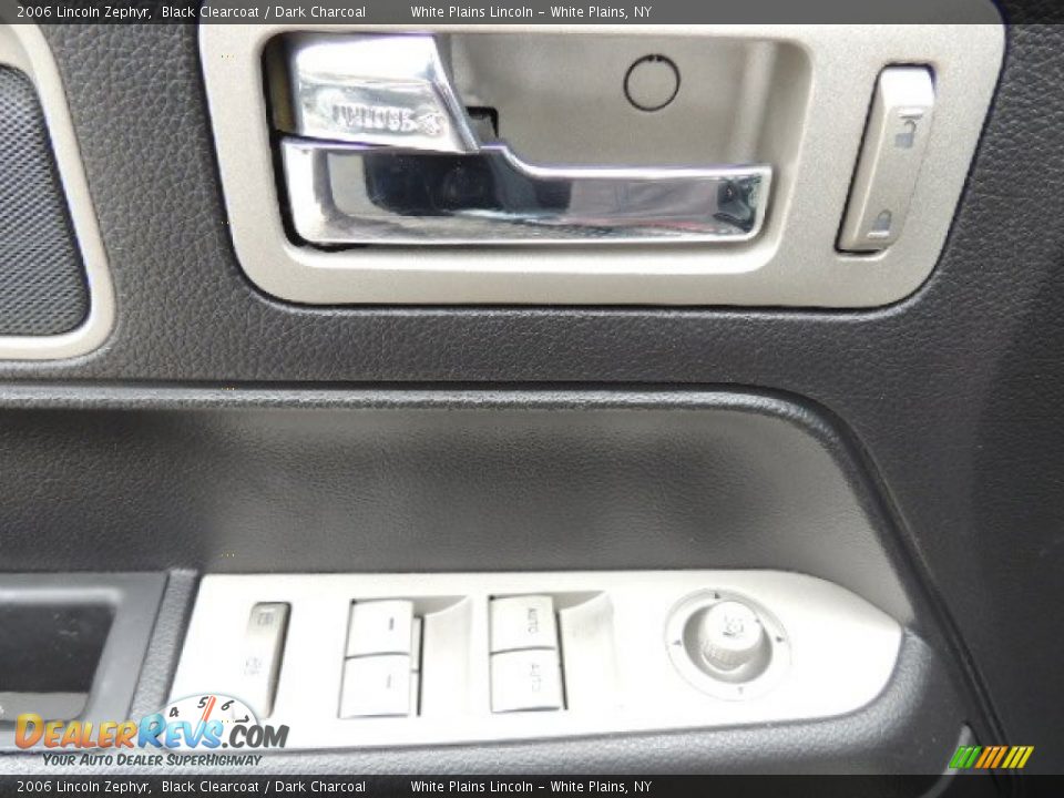 2006 Lincoln Zephyr Black Clearcoat / Dark Charcoal Photo #16