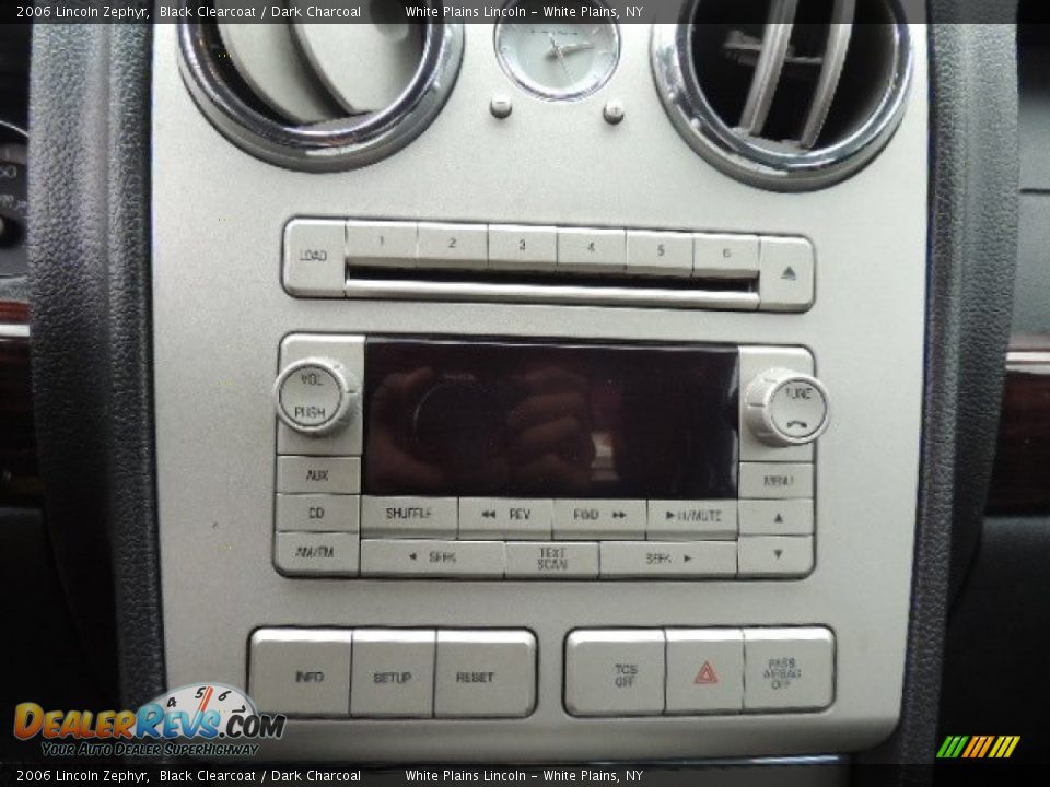 2006 Lincoln Zephyr Black Clearcoat / Dark Charcoal Photo #19