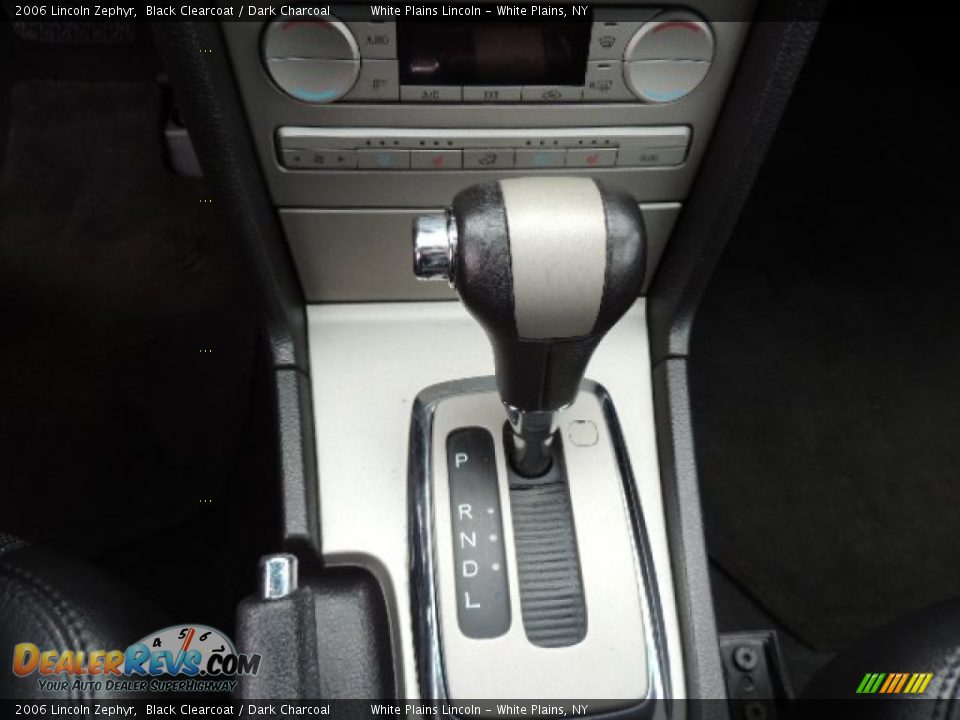 2006 Lincoln Zephyr Black Clearcoat / Dark Charcoal Photo #20