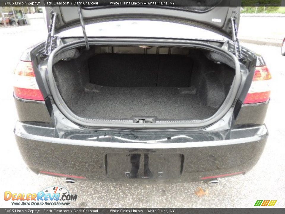 2006 Lincoln Zephyr Black Clearcoat / Dark Charcoal Photo #25