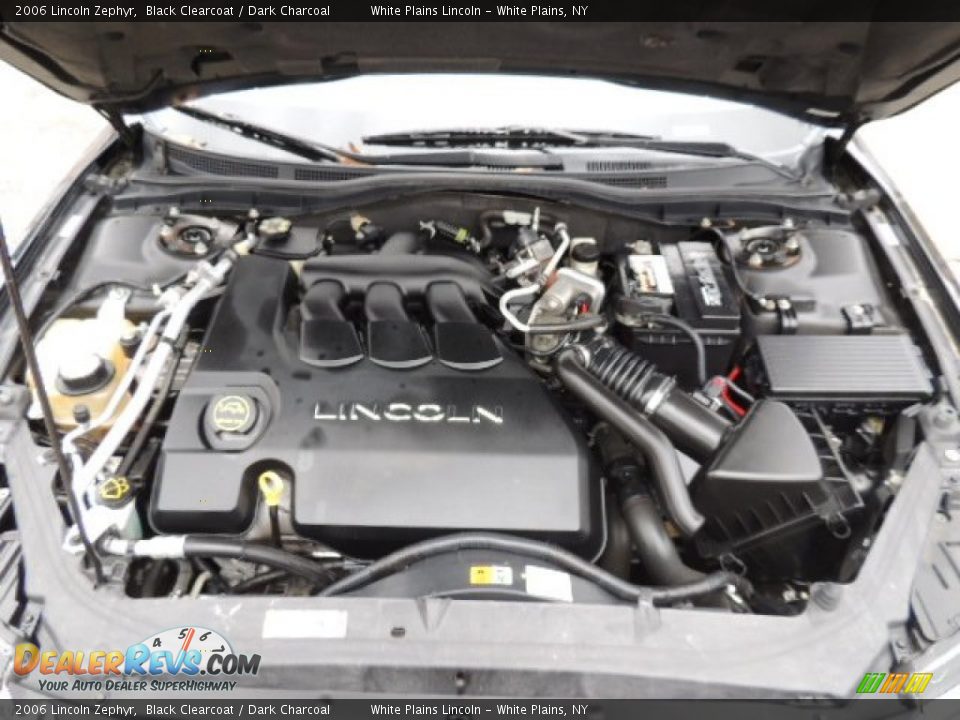 2006 Lincoln Zephyr Black Clearcoat / Dark Charcoal Photo #26