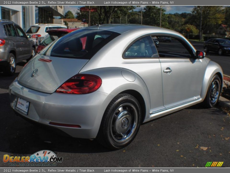 2012 Volkswagen Beetle 2.5L Reflex Silver Metallic / Titan Black Photo #5