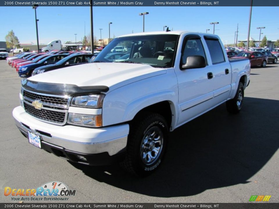 2006 Chevrolet Silverado 1500 Z71 Crew Cab 4x4 Summit White / Medium Gray Photo #1