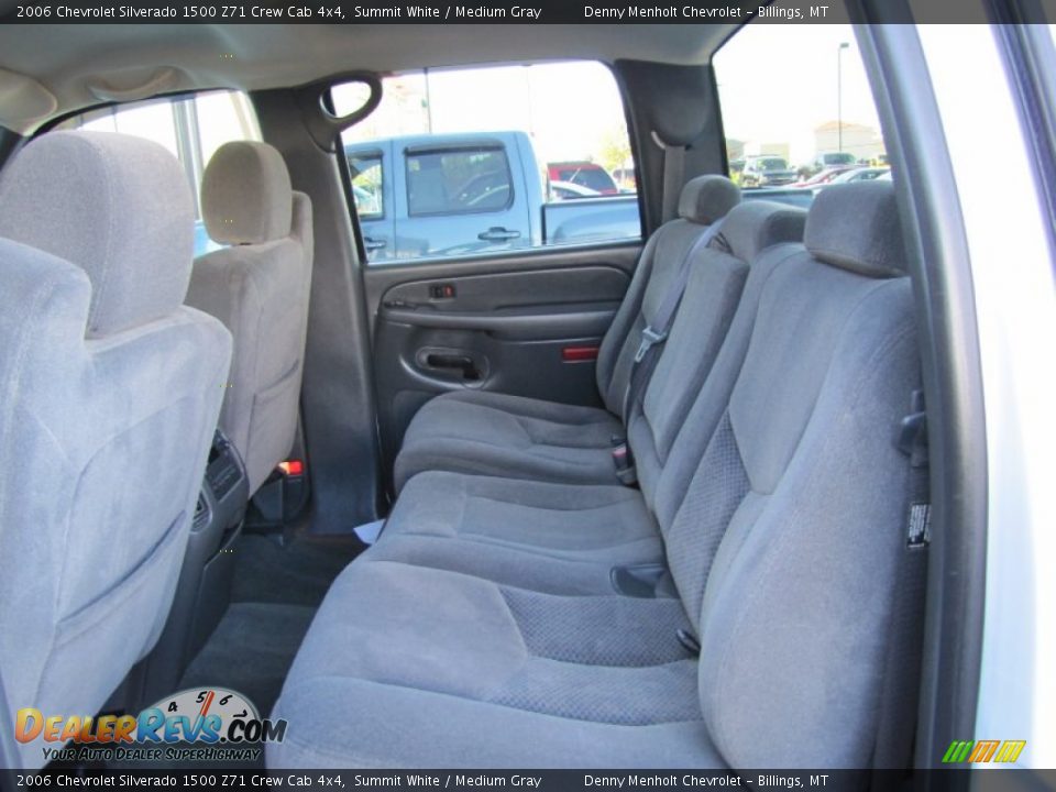 2006 Chevrolet Silverado 1500 Z71 Crew Cab 4x4 Summit White / Medium Gray Photo #11