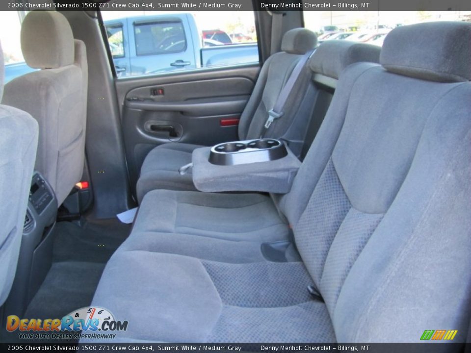 2006 Chevrolet Silverado 1500 Z71 Crew Cab 4x4 Summit White / Medium Gray Photo #12
