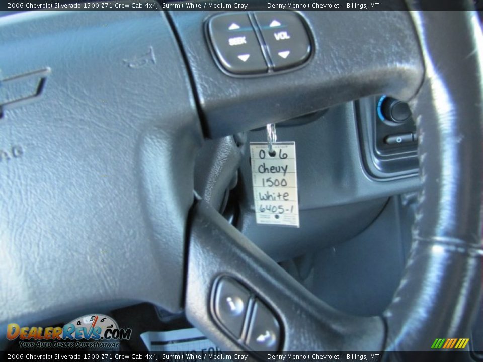 2006 Chevrolet Silverado 1500 Z71 Crew Cab 4x4 Summit White / Medium Gray Photo #20