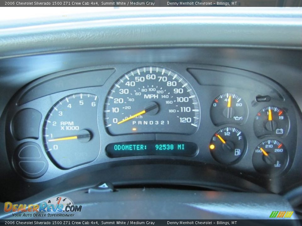 2006 Chevrolet Silverado 1500 Z71 Crew Cab 4x4 Summit White / Medium Gray Photo #21