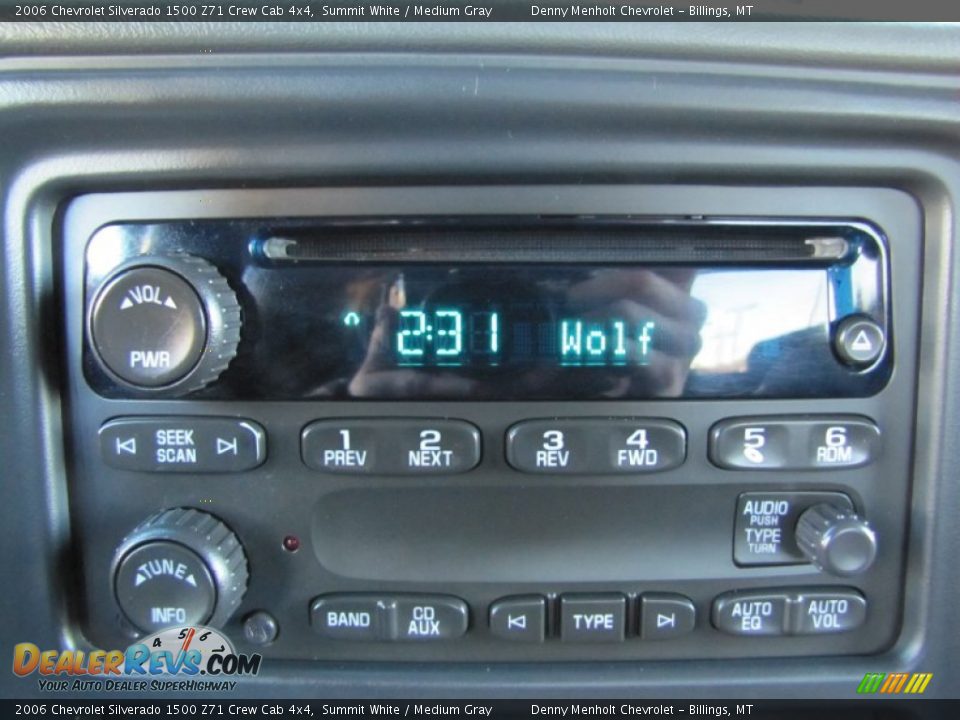 2006 Chevrolet Silverado 1500 Z71 Crew Cab 4x4 Summit White / Medium Gray Photo #22