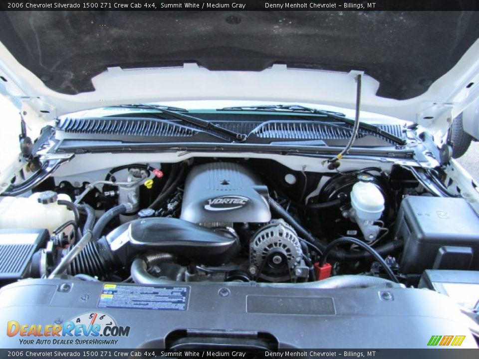 2006 Chevrolet Silverado 1500 Z71 Crew Cab 4x4 Summit White / Medium Gray Photo #28