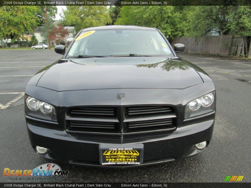 2008 Dodge Charger SE Brilliant Black Crystal Pearl / Dark Slate Gray Photo #12