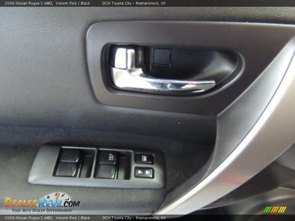 2009 Nissan Rogue S AWD Venom Red / Black Photo #17