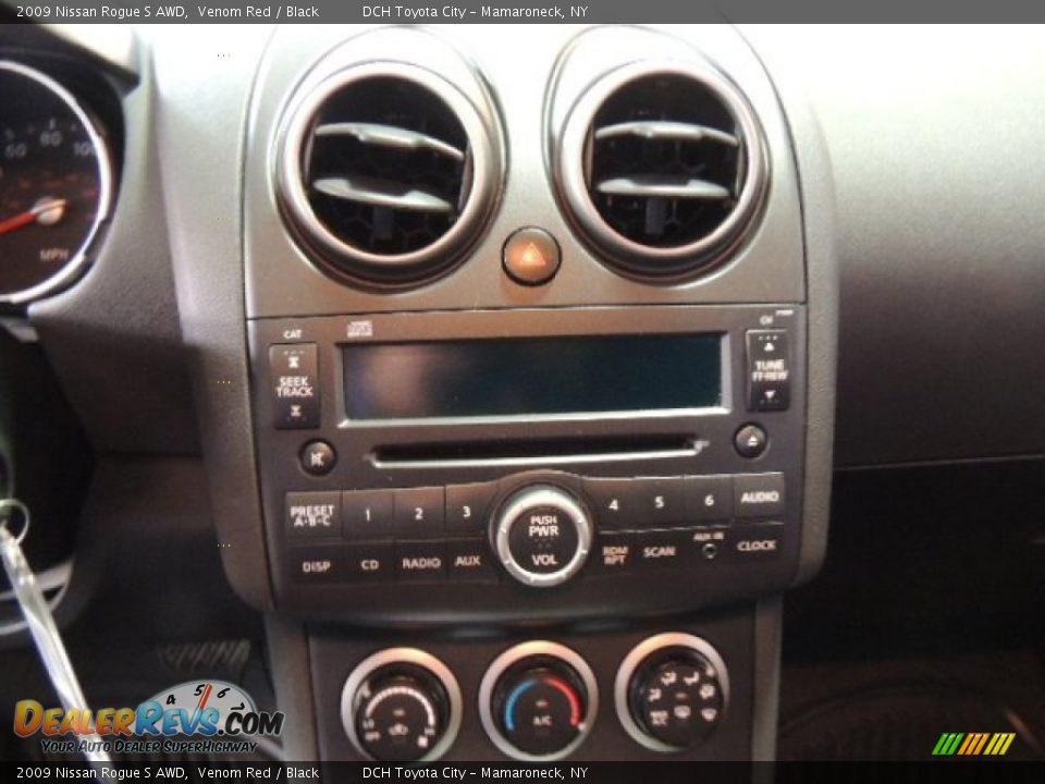 2009 Nissan Rogue S AWD Venom Red / Black Photo #20